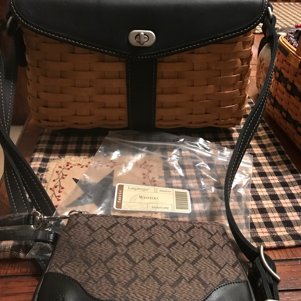 Longaberger Purse Set New